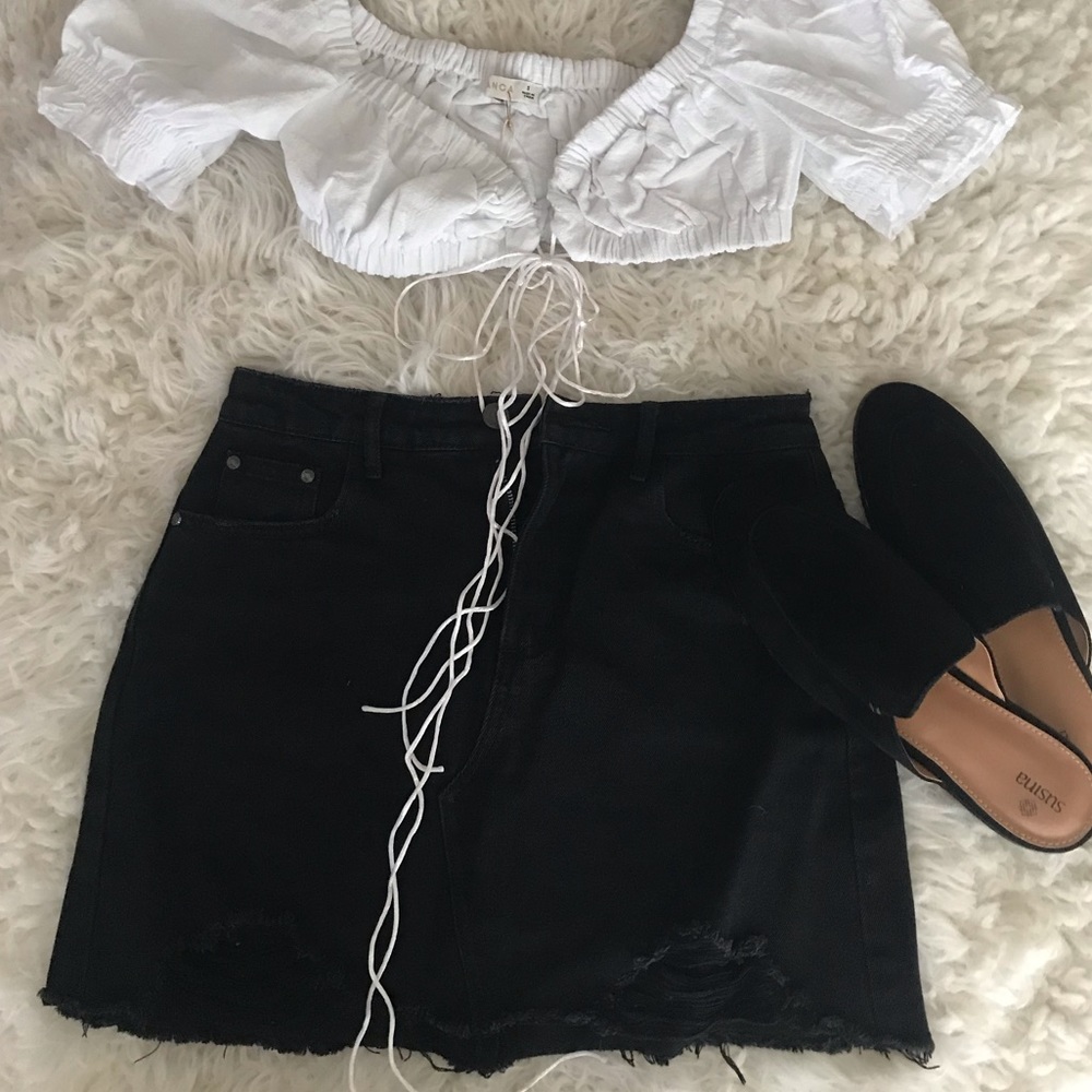 Denim skirt